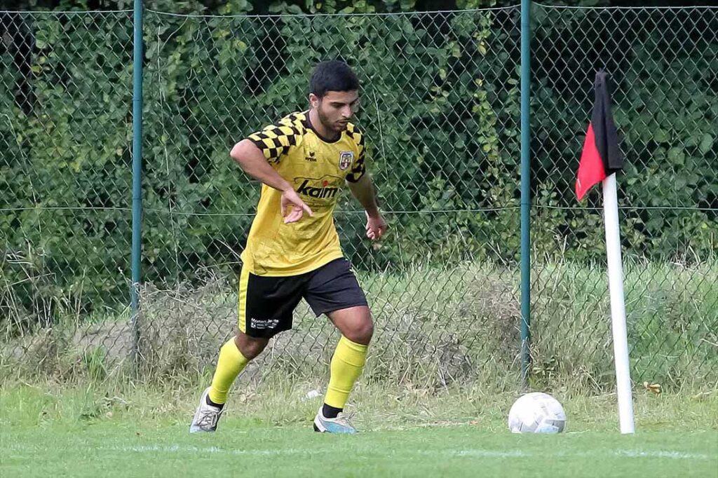 2 Tore von Jawad Shams bringen Frisia Risum-Lindholm im Kellerduell auf den Weg zu 3 Punkten. © 2024 Ismail Yesilyurt