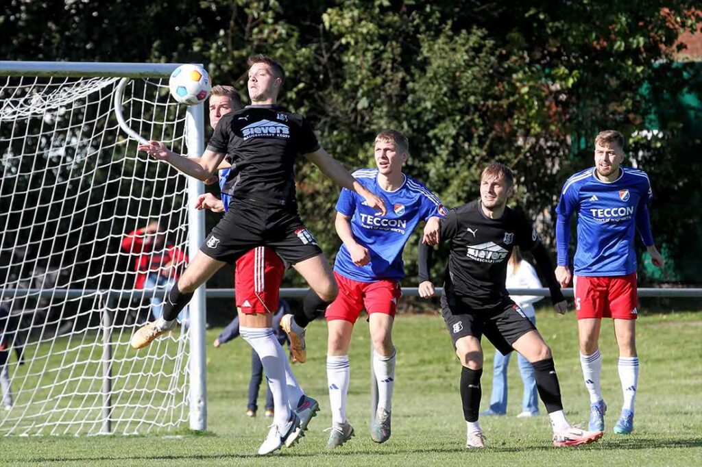 Christian Peters (Eckernförder SV) ist auf dem Sprung auf den Sprung auf Platz zwei der Oberliga-Torschützenliste. © 2024 Ismail Yesilyurt