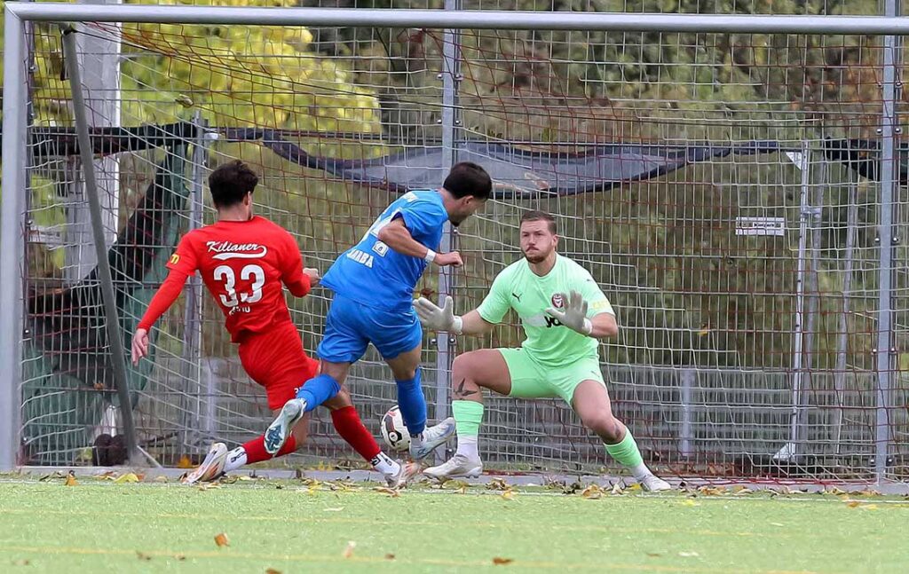 Keeper Nikolas Wulf (zuletzt Kilia Kiel) wechselt in die Hamburger Oberliga zu Altona 93. © 2024 Ismail Yesilyurt