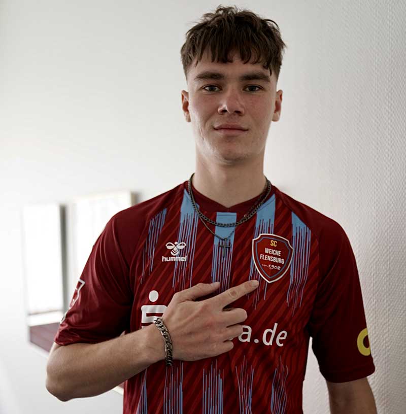 Maksym Tytarenko kommt von Eintracht Braunschweig II. © 2025 SC Weiche Flensburg 08