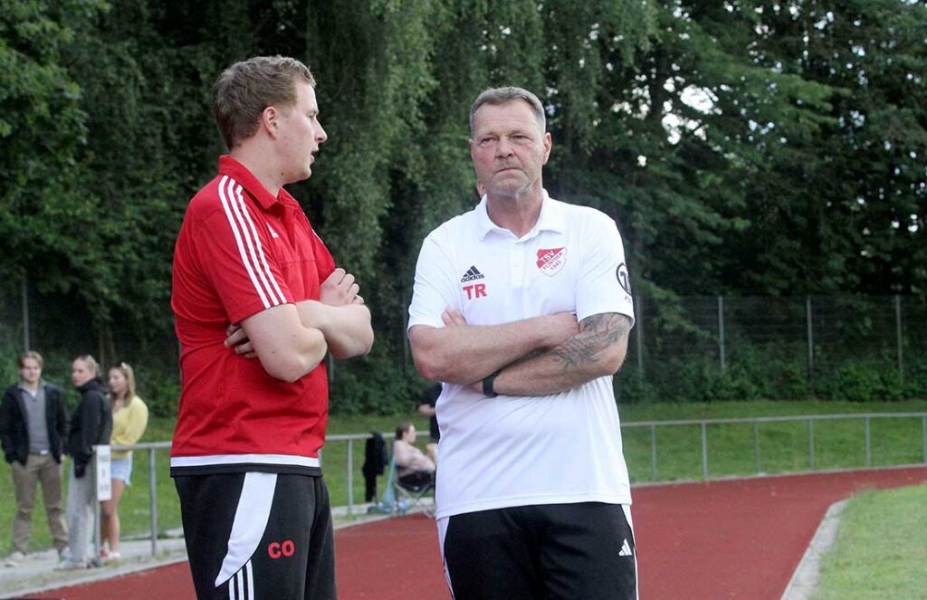 Welche Taktik haben sich Matthias Liebal (TSV Flintbek) und sein Co Marcel Naeve für das Halbfinale ausgedacht. © 2025 Ismail Yesilyurt