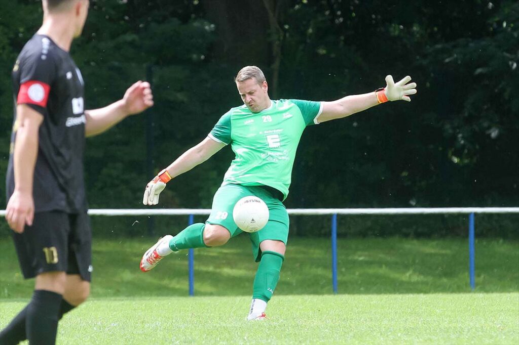 Der regionalligaerfahrene Keeper Lennart Weidner (Preetzer TSV) war auch nicht dabei. © 2025 Ismail Yesilyurt
