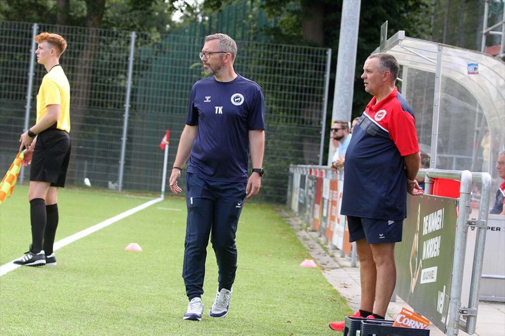 Gute Leistung, aber nur ein perfekter Tag mit einem Schuss Fortuna drin hätte dem Team von Thomas Kuthn (li.) und Lars Meyer (Nordmark Satrup) punktemäßig geholfen. © 2025 Ismail Yesilyurt