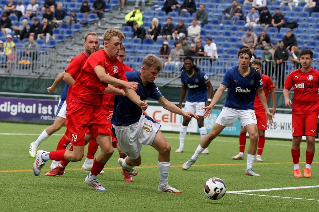 Nur Lucas Groß traf für Kilia Kiel.  © 2025 Ismail Yesilyurt