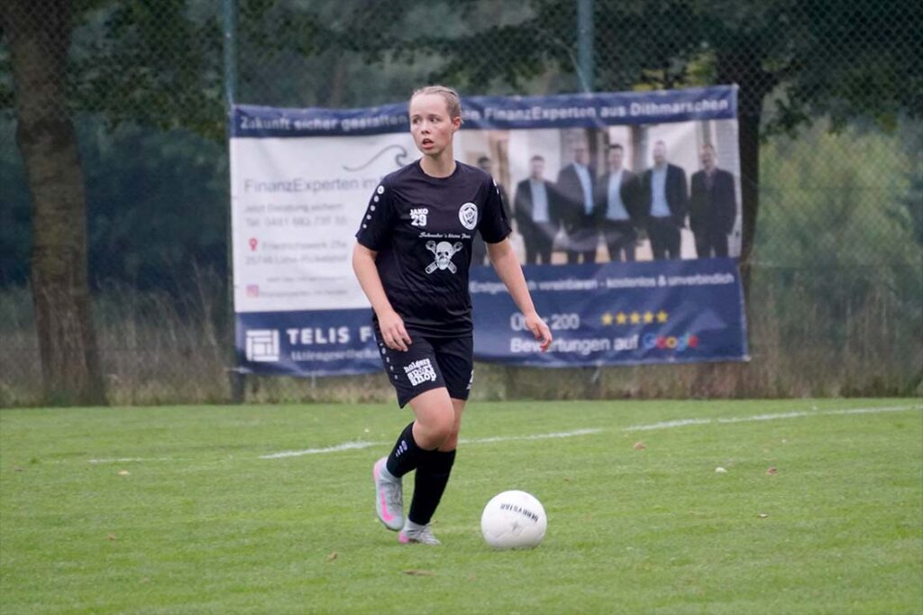 Newcomerin und jüngste Spielerin. Sara Kunte kam aus Lohe zum FSV. © FSV Farnewinkel-Nindorf