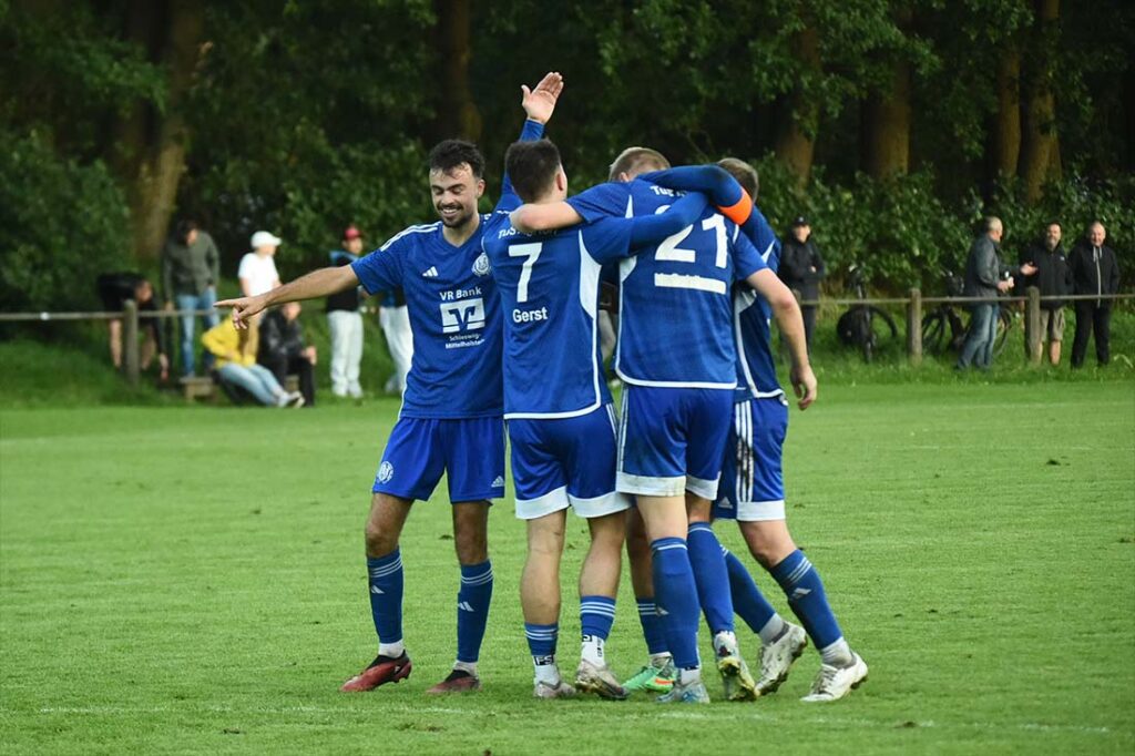 Zumindest einmal durfte gejubelt werden © 2025 Olaf Wegerich