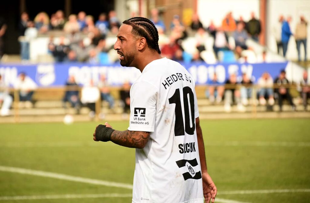 Azat Selcuk wird wohl dem Heider SV fehlen. © 2025 Olaf Wegerich