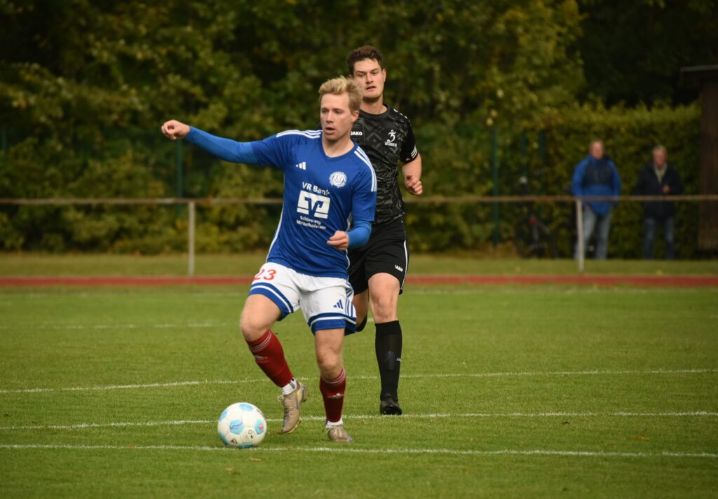 Finn Spalding konnte den ersten Nortorfer Treffer erzielen. © 2025 Olaf Wegerich