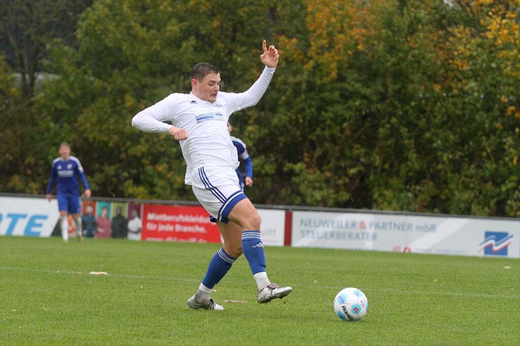 Mit seinem zwei Toren schraubte Rasmus Wunderlich (TSV Rantrum) seine Saisonausbeute auf 13 Treffer hoch. © 2025 Ismail Yesilyurt