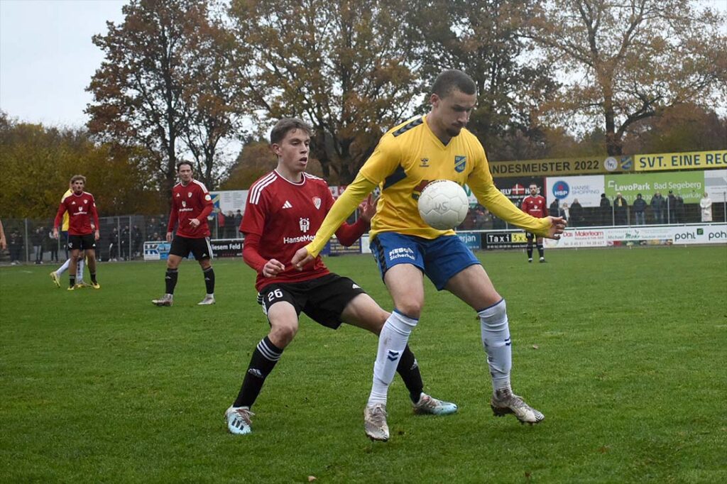 Luis Eising (KTS) gegen Noel Denis (Todesfelde). © 2025 Olaf Wegerich