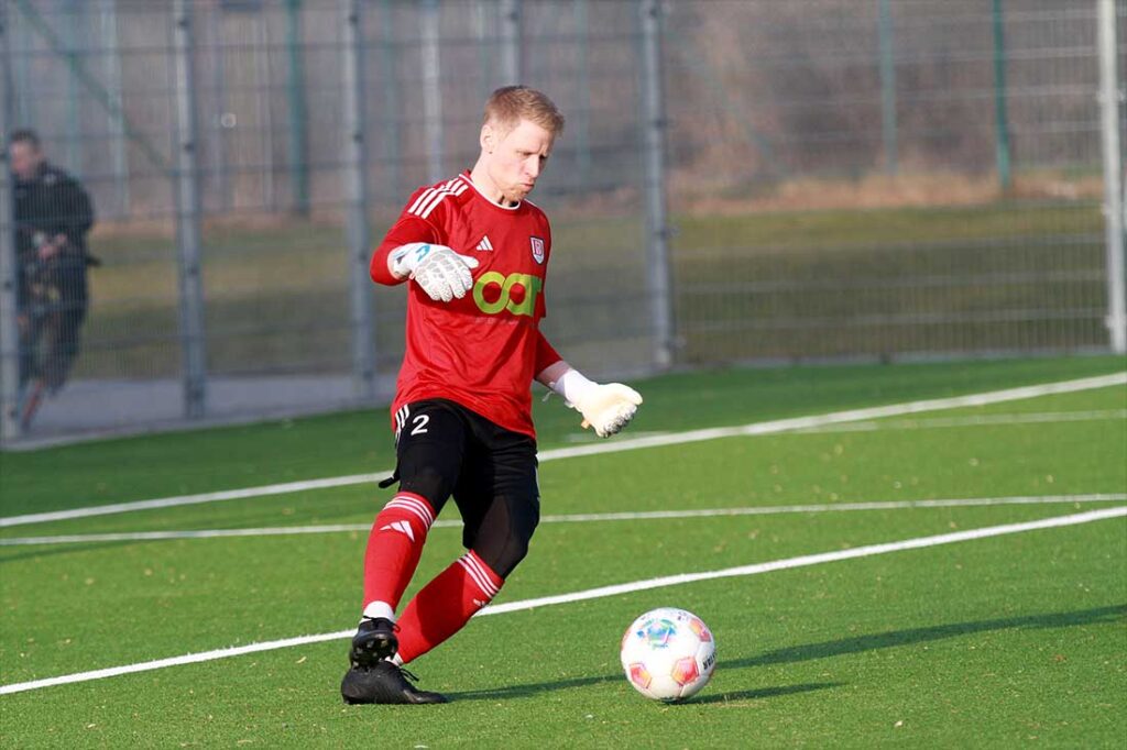 Lasse Deblitz (MTV Dänischenhagen) war ein guter Rückhalt seines Teams. © 2026 Ismail Yesilyurt