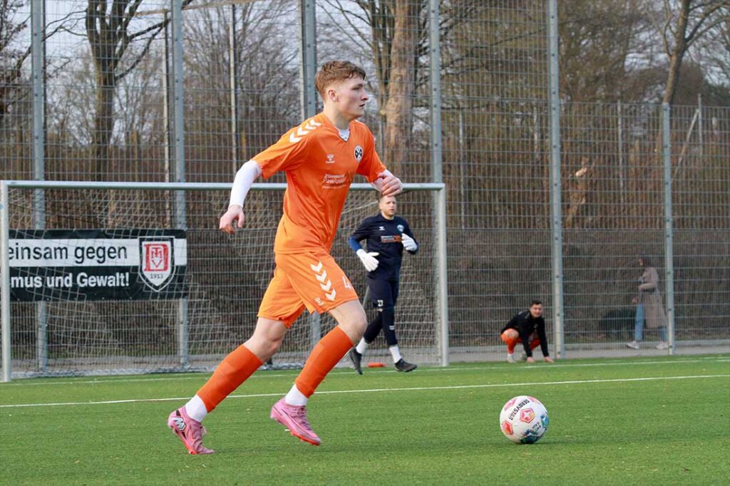 Lennart Balzereit (SVG Pönitz) brachte mit seiner Einwechselung Schwung mit. © 2026 Ismail Yesilyurt