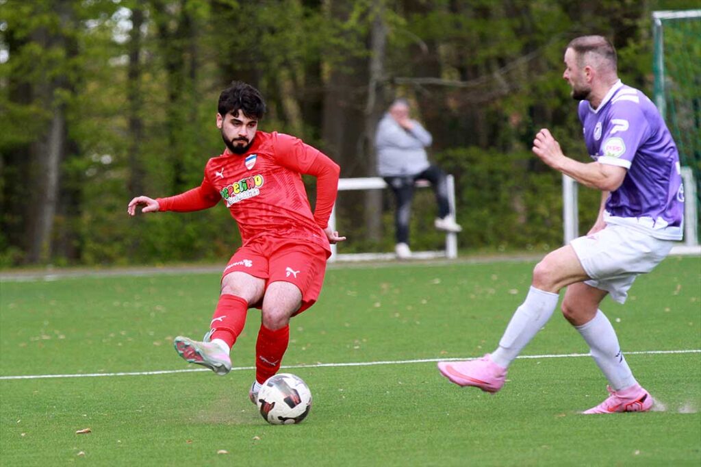 Abbas Sharba  (Inter Türkspor Kiel) war auch ein Aktivposten für seins Mannschaft. © 2026 Ismail Yesilyurt