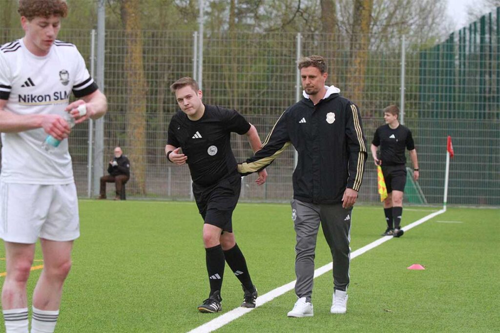 Kevin Wölk, Trainer der U23, wird interimsweise mit Frank Salomon, die Betreuung der Liga übernehmen. © 2026 Ismail Yesilyurt
