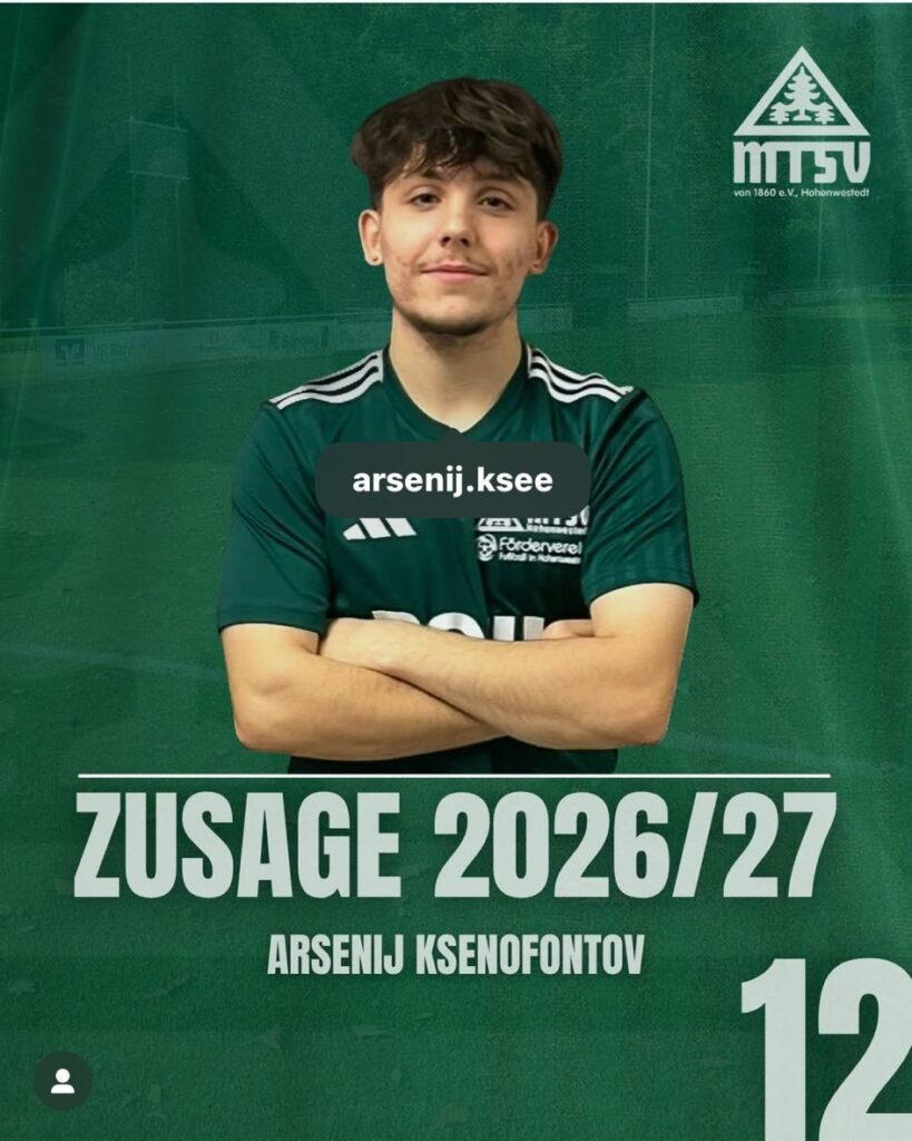 Arsenij Ksenofontov. © 2026 Foto Verein