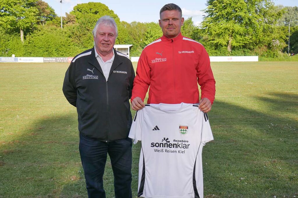 Laurynas Kulikas und Jens Köhler (Sportlicher Leiter TSV Kronshagen). © 2026 TSV Kronshagen
