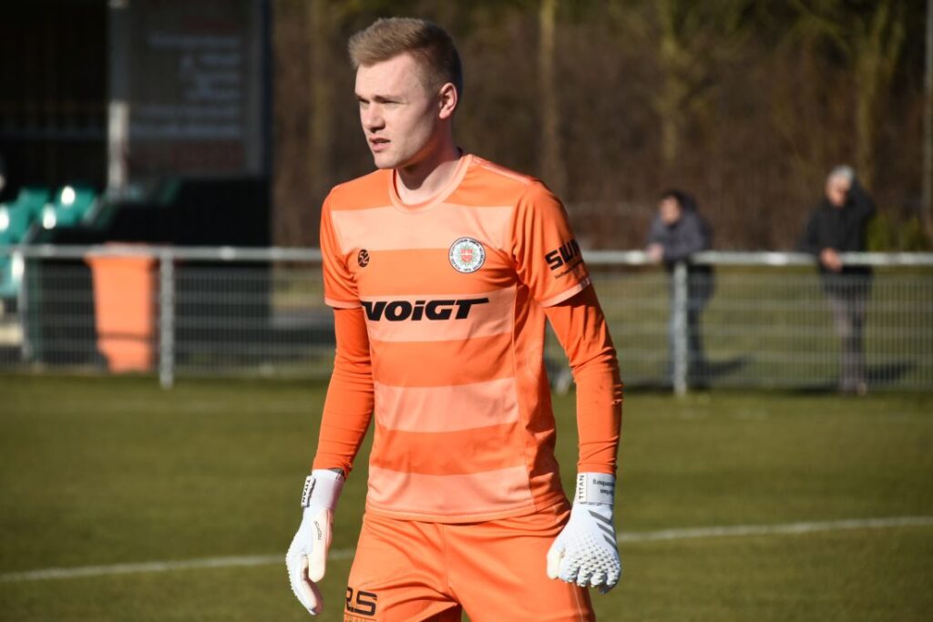 Torben Franzenburg im Trikot des PSV Neumünster. © 2024 Olaf Wegerich