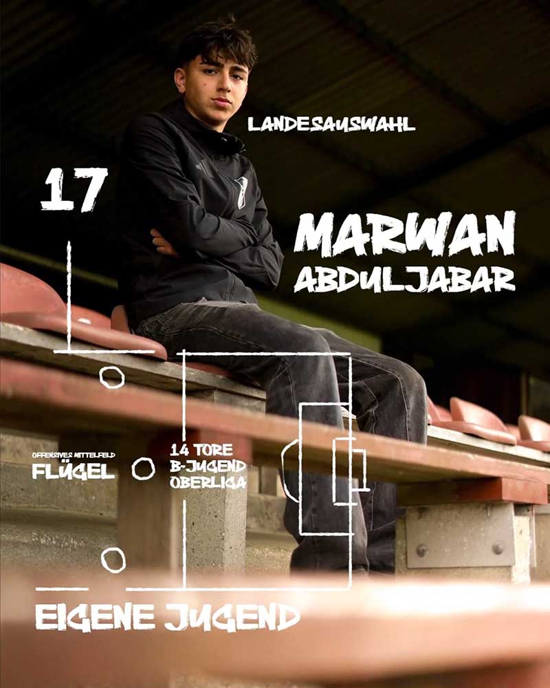 Marwan Abduljabar Steckbrief. © 2026 Heider SV