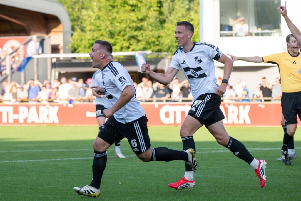 Fabian Arndt und Jonah Gieseler hatten leider nur einmal Grund zum jubeln. © 2026 Volker Schlichting
