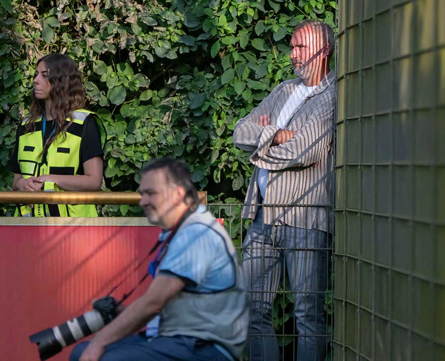 Tim Walter am Mittwoch im Spiel der U23 von Holstein Kiel gegen den Heider SV. © 2026 Volker Schlichting