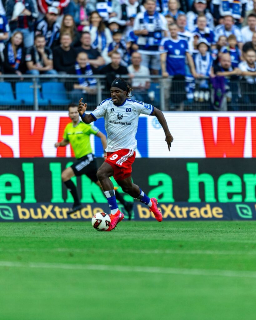 Terem Moffi vom Hamburger SV. © 2026 Martin Bläsing