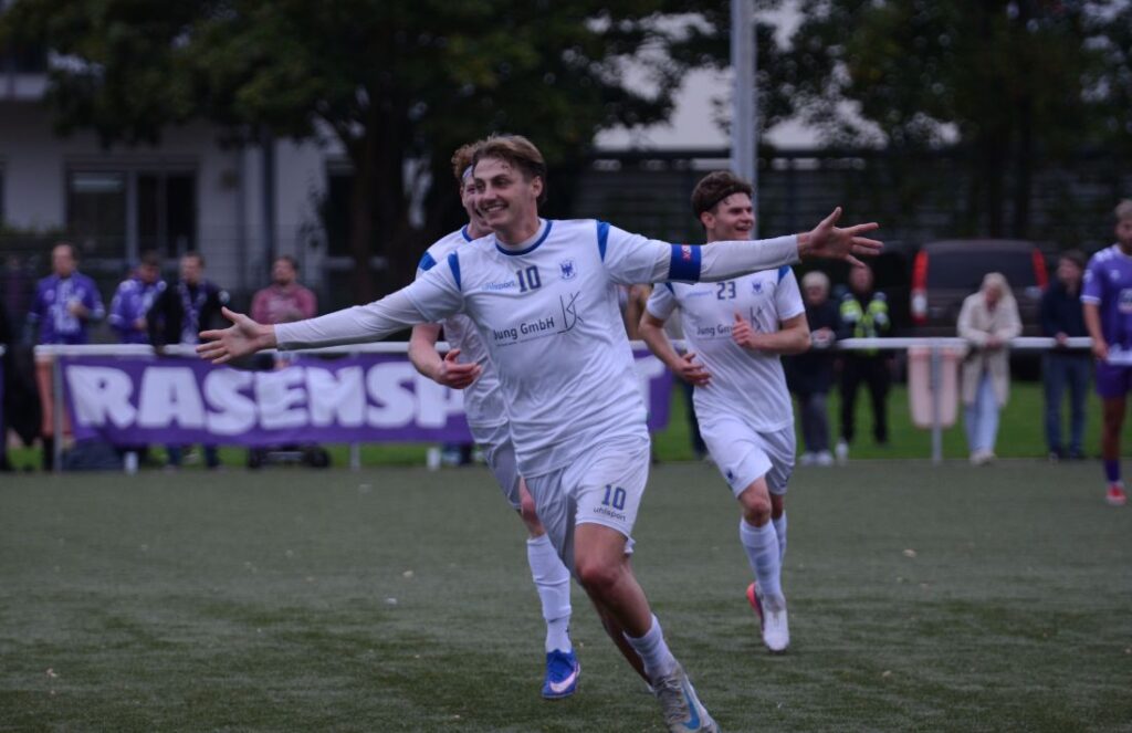 Tino Arp (Rapid) hat zum 2-2 getroffen. ® 2026 Olaf Wegerich